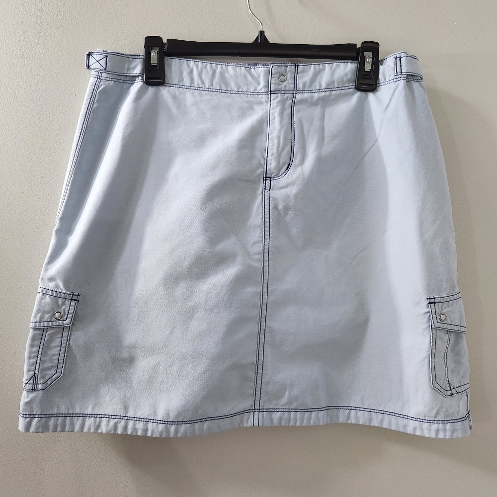 Horny Toad Light Blue Cargo Skort Size 12 (H12)
